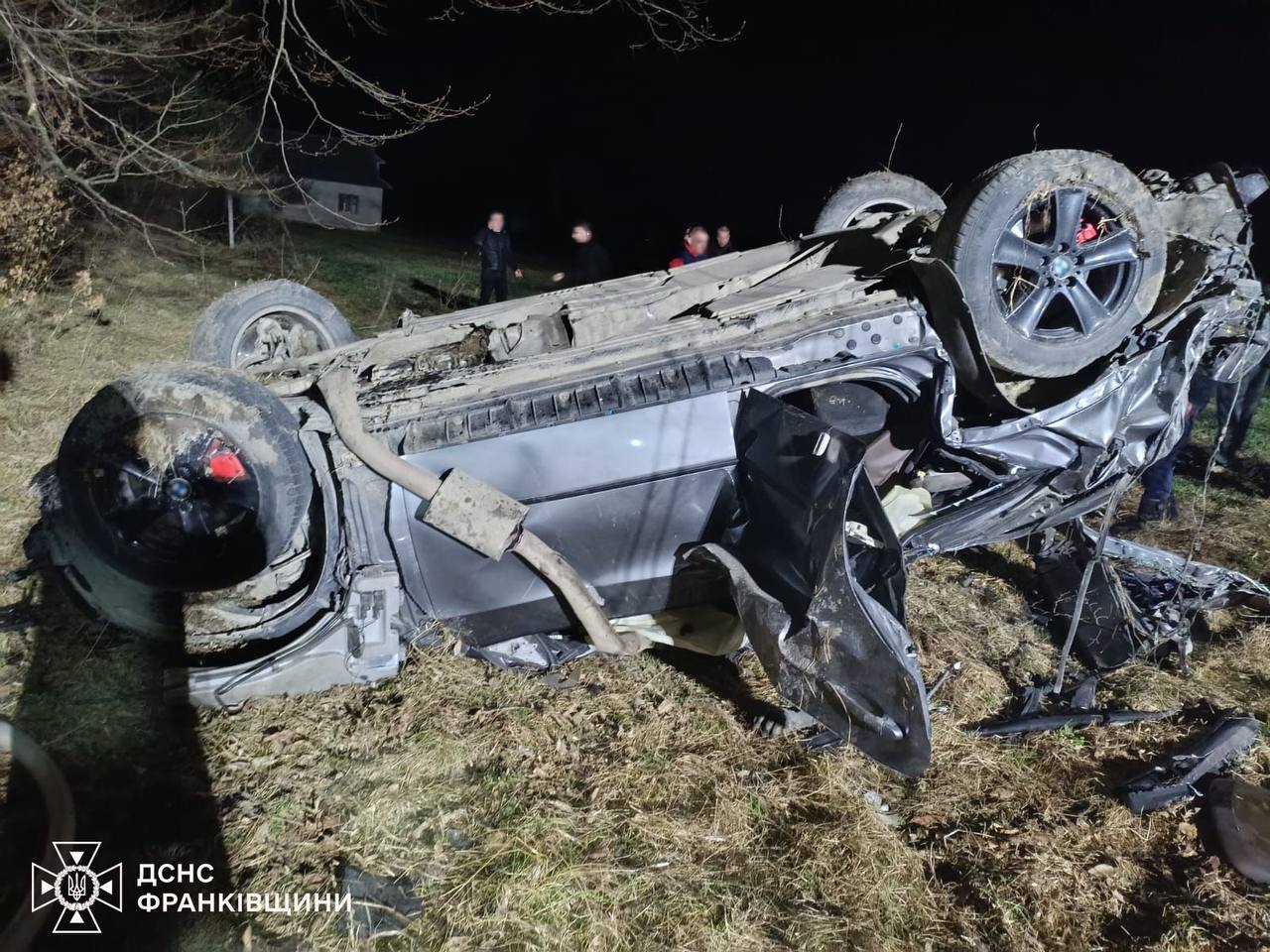 На Коломийщині перекинулась автівка: водій загинув на місці